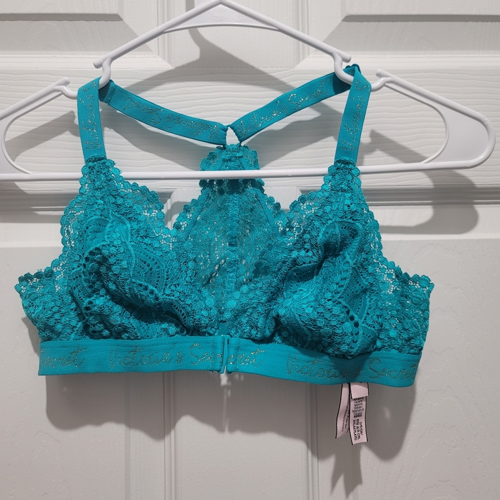 Victoria's Secret Lace Shimmer Bralette Size Small NWOT